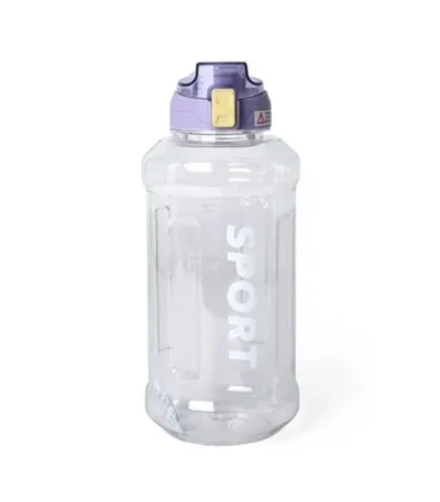 Water Bottle Purple 800ml Plastic