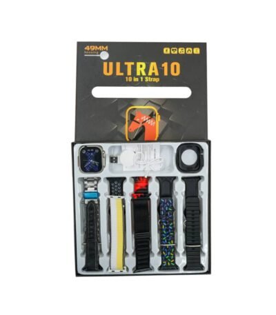 Ultra 10 Smart Watch 2.01" (10 in 1 Strap)