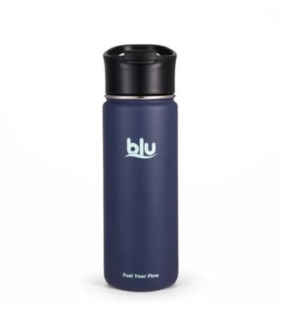 Stainless Steel Bottle With Flip Cap Blue 530ml