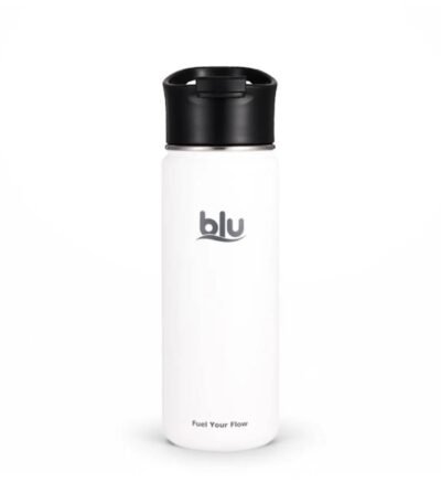 Stainless Steel Bottle With Flip Cap White 530ml