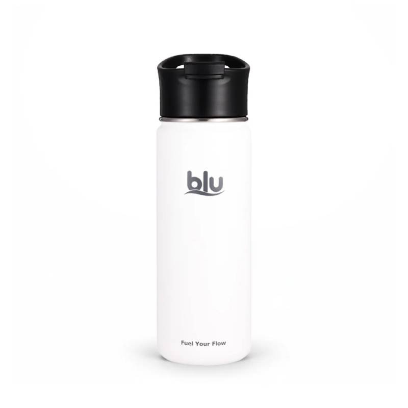 Stainless Steel Bottle With Flip Cap White 530ml
