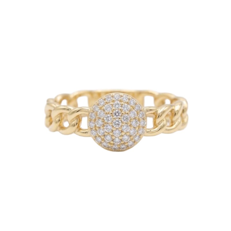 Adjustable Golden Chain Ring For Girl - Image 4