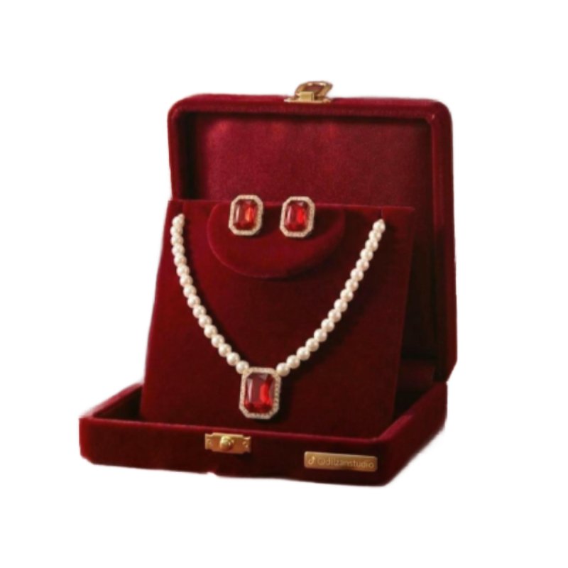 Pearl White Neckless Set