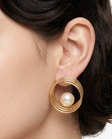 Premium golden polish with long-lasting shine Elegant and timeless design suitable for all occasions Perfect for weddings, parties, and daily wear Lightweight and comfortable for all-day use Secure fastening for a firm and safe fit High-quality material with durable finishing Why You Should Purchase: These earrings are a perfect blend of style and versatility. Whether you're dressing up for a special event or adding a subtle glow to your everyday look, they fit every occasion beautifully. Their classic appeal ensures they never go out of fashion, making them a smart and long-lasting addition to your jewelry collection. Plus, their lightweight design keeps you comfortable while looking effortlessly elegant all day.