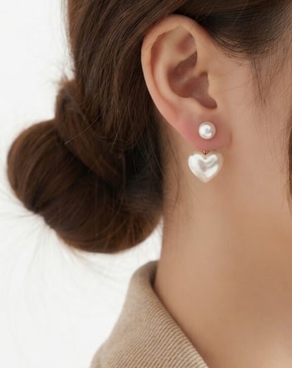Specifications: Condition: Brand New Metals Type: Alloy Weight: 6g Size: 2.8cm x 1.0cm Gender: Women Shape/Pattern : Pearl/Heart Drop Plating: Golden Plated Type: Casual/Formal/Party Package Included: 1 x Pair of Earrings &nbsp;