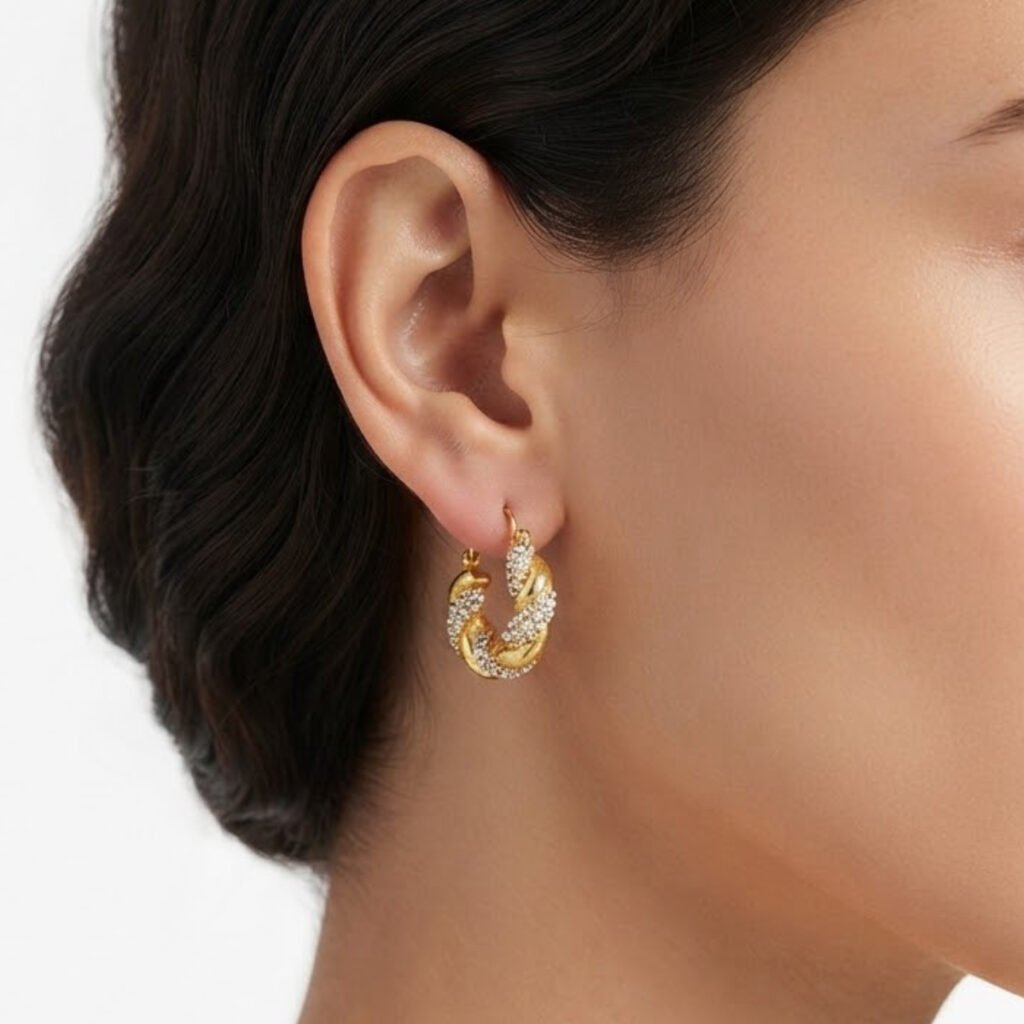 Twisted Drop Earrings