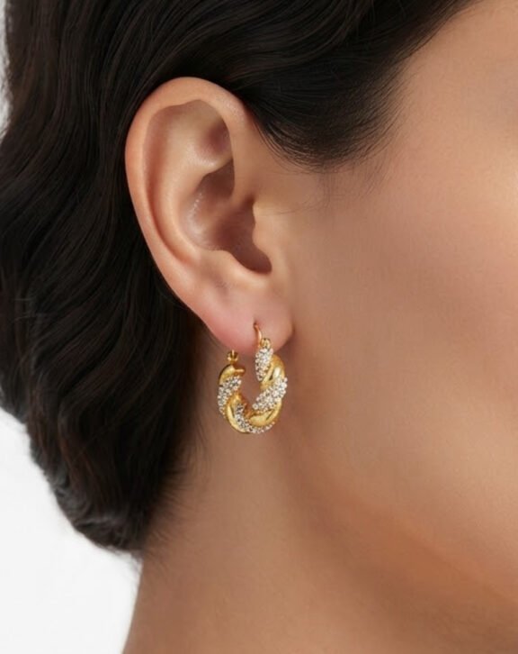 Twisted Drop Earrings